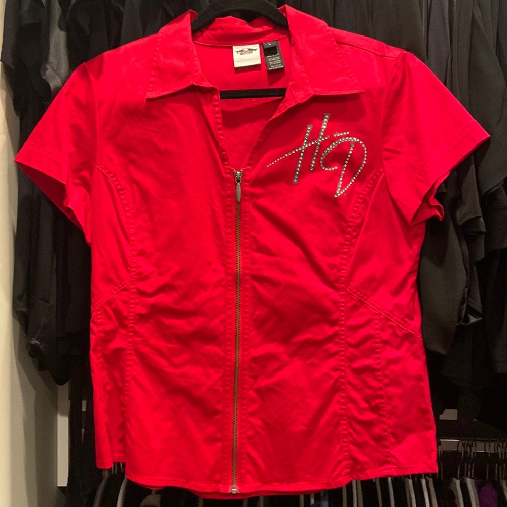Harley Davidson Large Zip Top